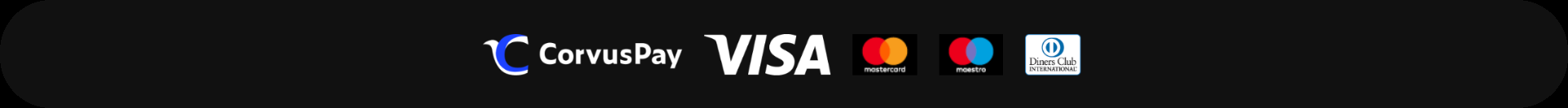 CorvusPay - Visa, Mastercard, Maestro i Diners Club